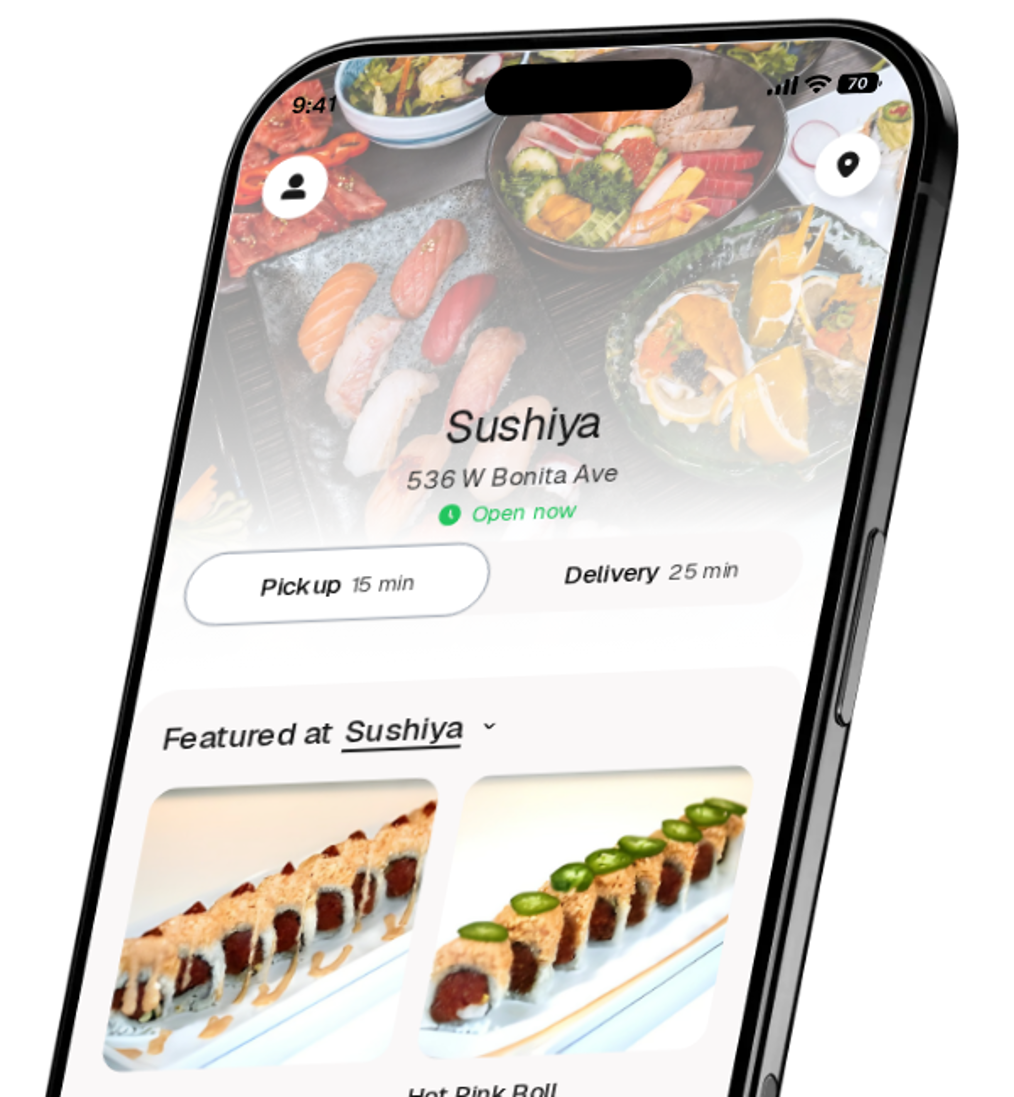 Sushiya app preview