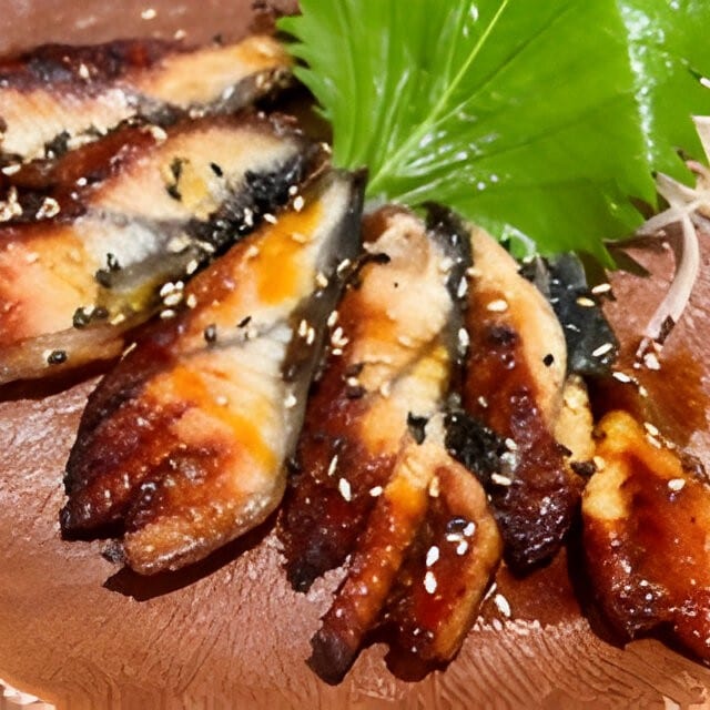 Freshwater Eel Sashimi.