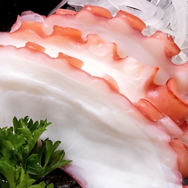 Octopus Sashimi.