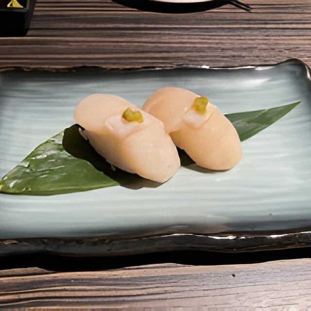 Jumbo Scallop Sushi.