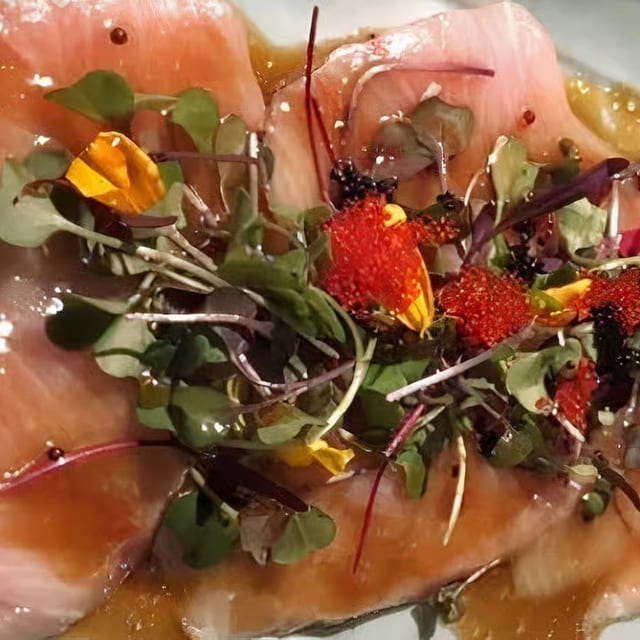 Yellowtail Carpaccio.