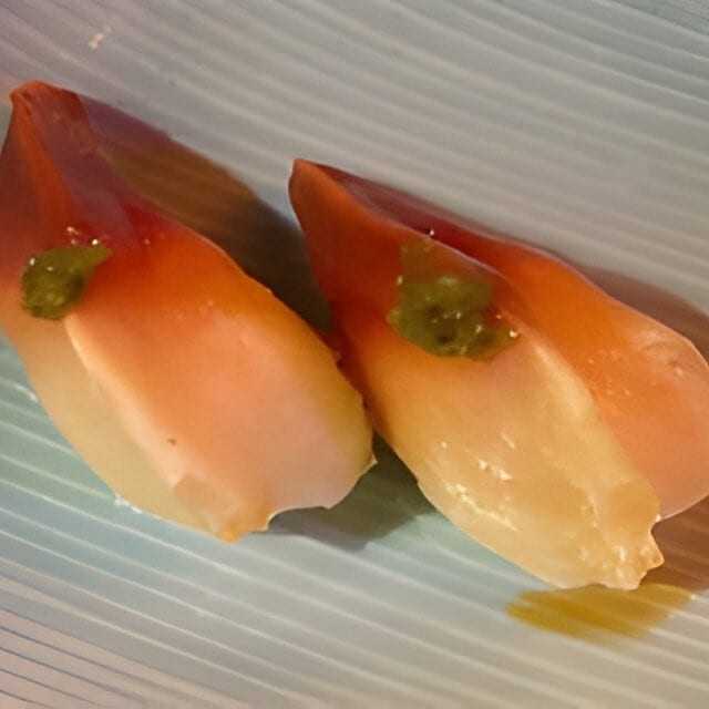 Surf Clam Sushi.