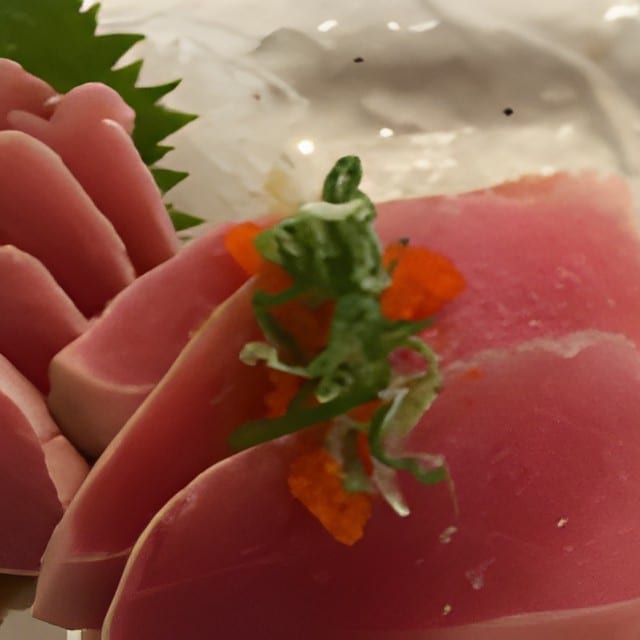 Albacore Sashimi.