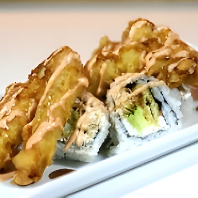 Calamari Tempura Roll.