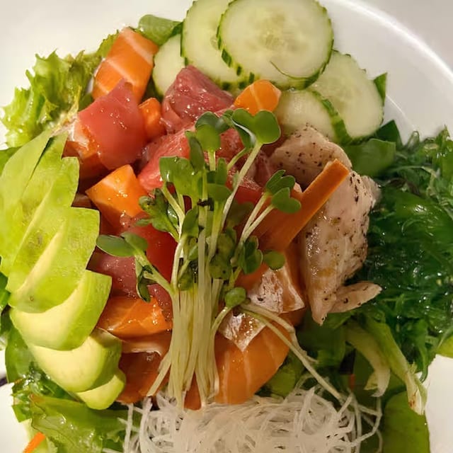 Sashimi Salad.