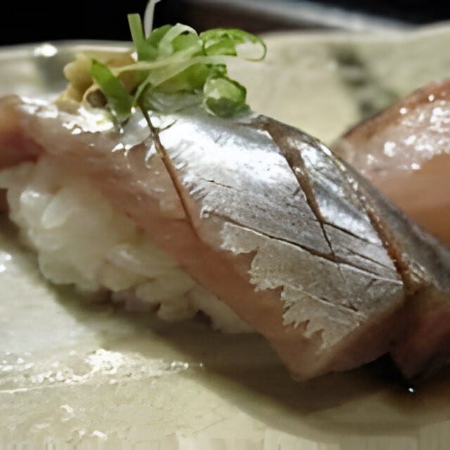 Mackerel Sushi.