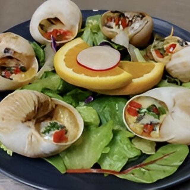 Butter Baked Escargot with Japanese Mignonette Sauce (6 Pcs).