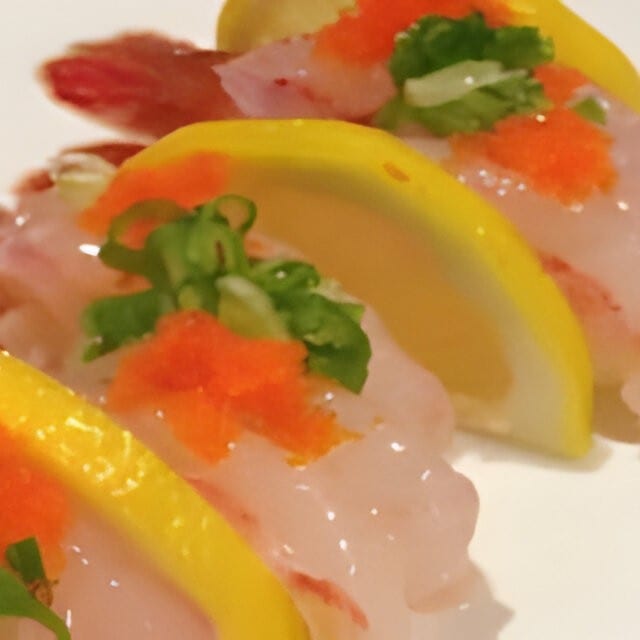 Sweet Shrimp Sushi.
