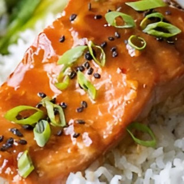 Salmon Teriyaki.