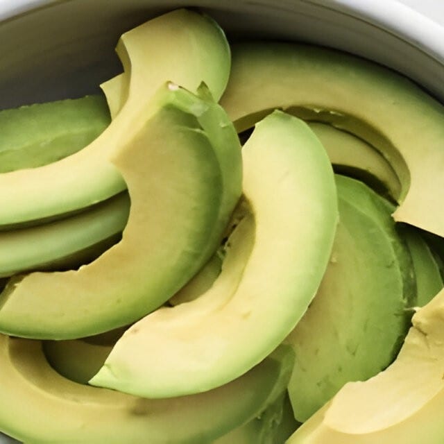 Avocado on Side.